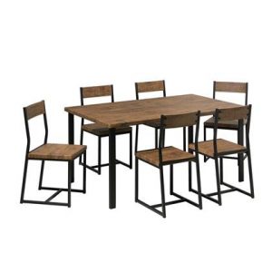 Eettafel Beliani Bruin