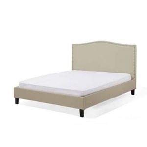 Tweepersoonsbed Beliani Beige