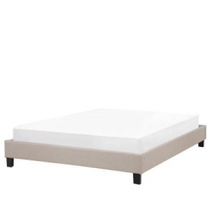 Tweepersoonsbed Beliani Beige