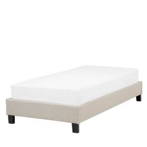 Tweepersoonsbed Beliani Beige