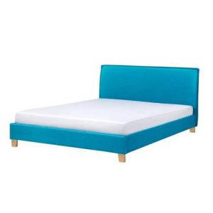 Tweepersoonsbed Beliani Blauw