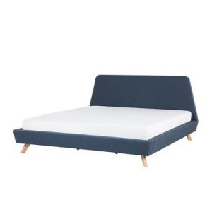 Tweepersoonsbed Beliani Blauw