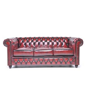 3-zitsbank The Chesterfield Brand Rood