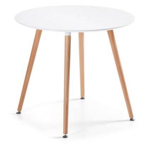 Eettafel Kave Home Wit