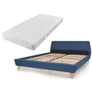 Tweepersoonsbed vidaXL Blauw