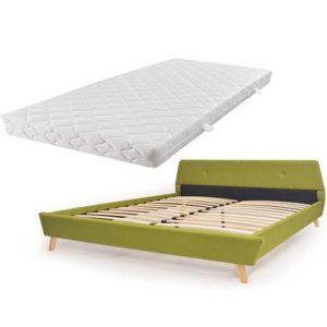 Tweepersoonsbed vidaXL Groen