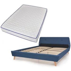 Tweepersoonsbed vidaXL Blauw