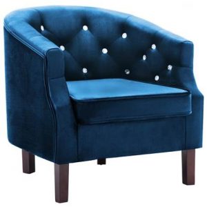 Fauteuil vidaXL Blauw