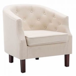 Fauteuil vidaXL Beige