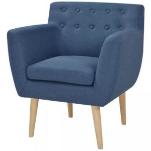 Fauteuil vidaXL Blauw