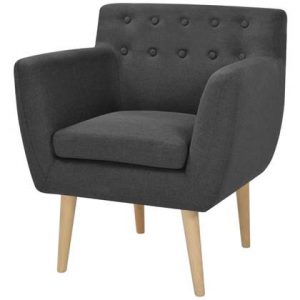 Fauteuil vidaXL Grijs