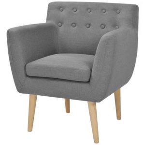 Fauteuil vidaXL Grijs