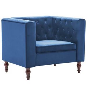 Fauteuil vidaXL Blauw