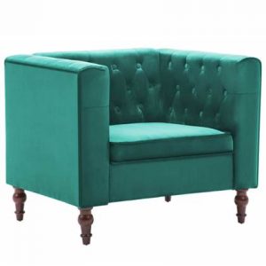 Fauteuil vidaXL Groen