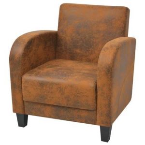 Fauteuil vidaXL Bruin