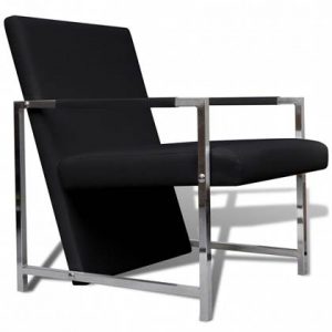 Fauteuil vidaXL Zwart