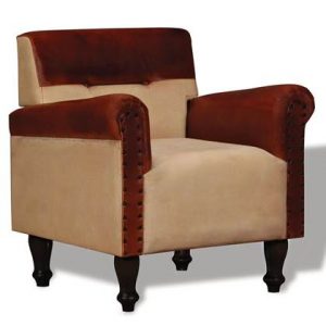 Fauteuil vidaXL Bruin