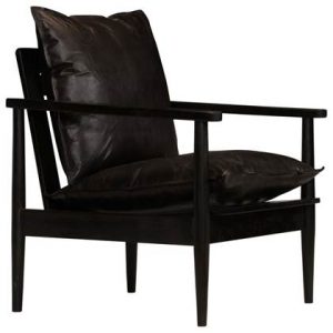 Fauteuil vidaXL Zwart