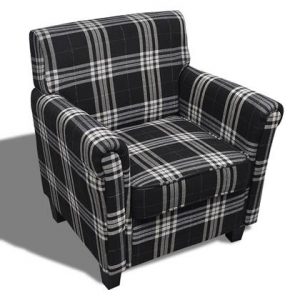 Fauteuil vidaXL Zwart