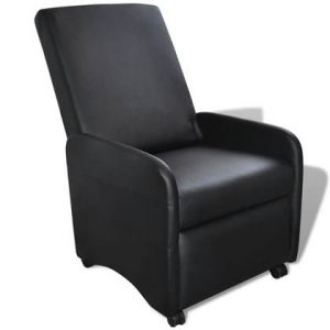 Fauteuil vidaXL Zwart