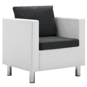 Fauteuil vidaXL Wit