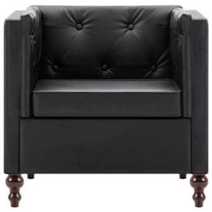 Fauteuil vidaXL Zwart