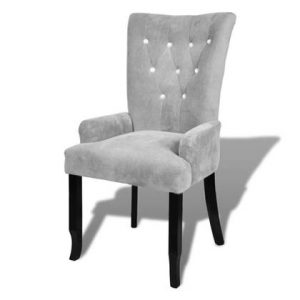 Fauteuil vidaXL Zilver