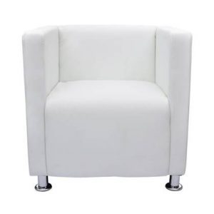 Fauteuil vidaXL Wit