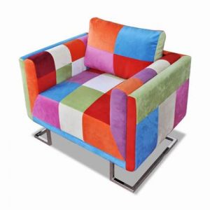 Fauteuil vidaXL Multicolor