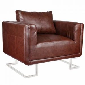 Fauteuil vidaXL Bruin