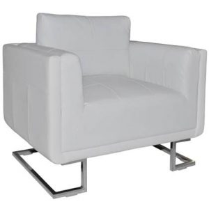 Fauteuil vidaXL Wit