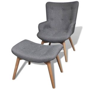 Fauteuil vidaXL Grijs