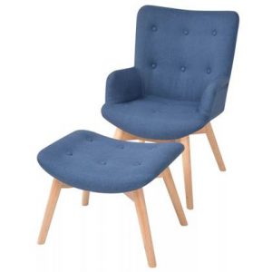 Fauteuil vidaXL Blauw