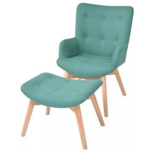 Fauteuil vidaXL Groen