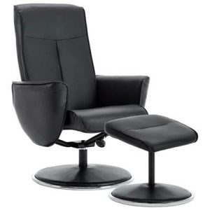 Fauteuil vidaXL Zwart