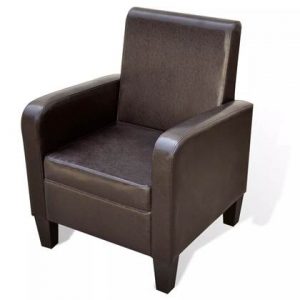 Fauteuil vidaXL Bruin