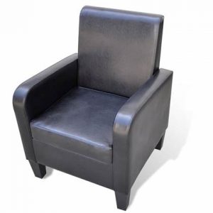 Fauteuil vidaXL Zwart