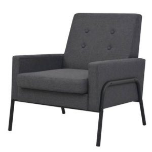 Fauteuil vidaXL Grijs