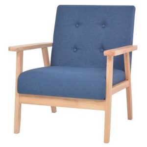 Fauteuil vidaXL Blauw