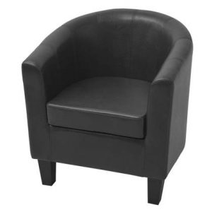 Fauteuil vidaXL Zwart