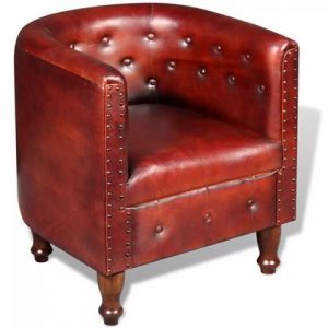 Fauteuil vidaXL Bruin