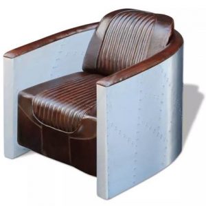 Fauteuil vidaXL Bruin