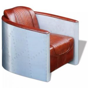 Fauteuil vidaXL Bruin