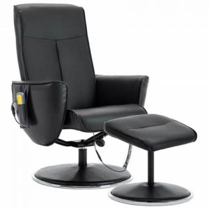 Fauteuil vidaXL Zwart