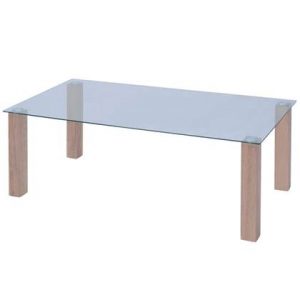 Salontafel vidaXL Transparant