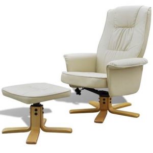 Fauteuil vidaXL Crème