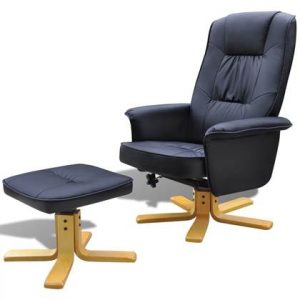 Fauteuil vidaXL Zwart