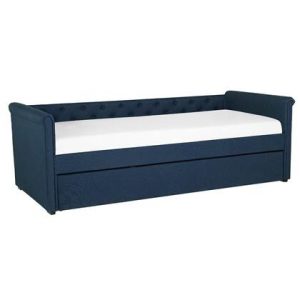 Tweepersoonsbed Beliani Blauw