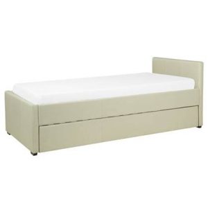 Tweepersoonsbed Beliani Beige