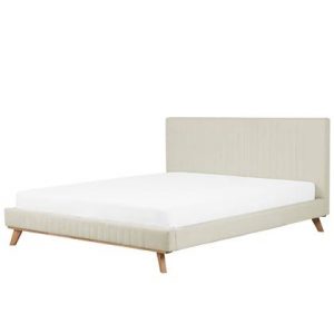 Tweepersoonsbed Beliani Beige